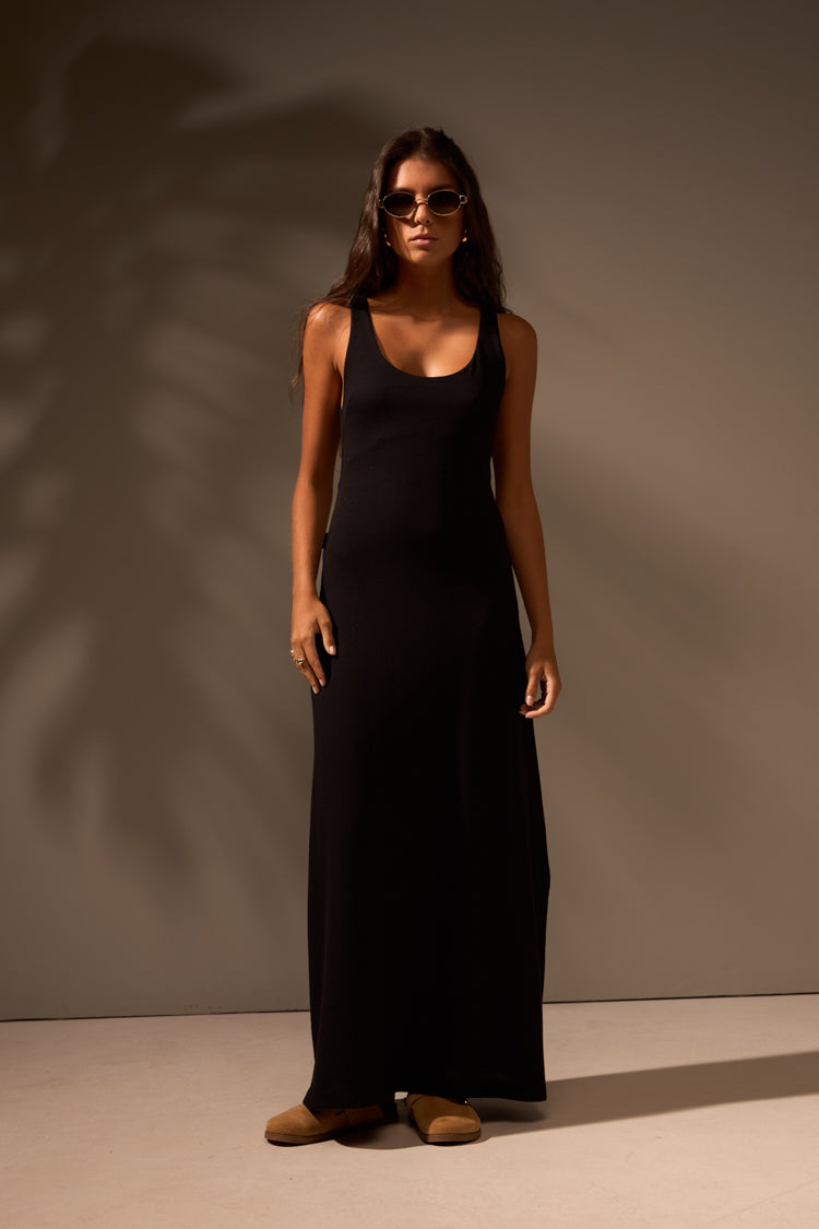 VESTIDO BRISAS ALGODÃO - PRETO