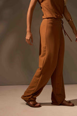 CALÇA EQUILÍBRIO ALGODÃO - COBRE