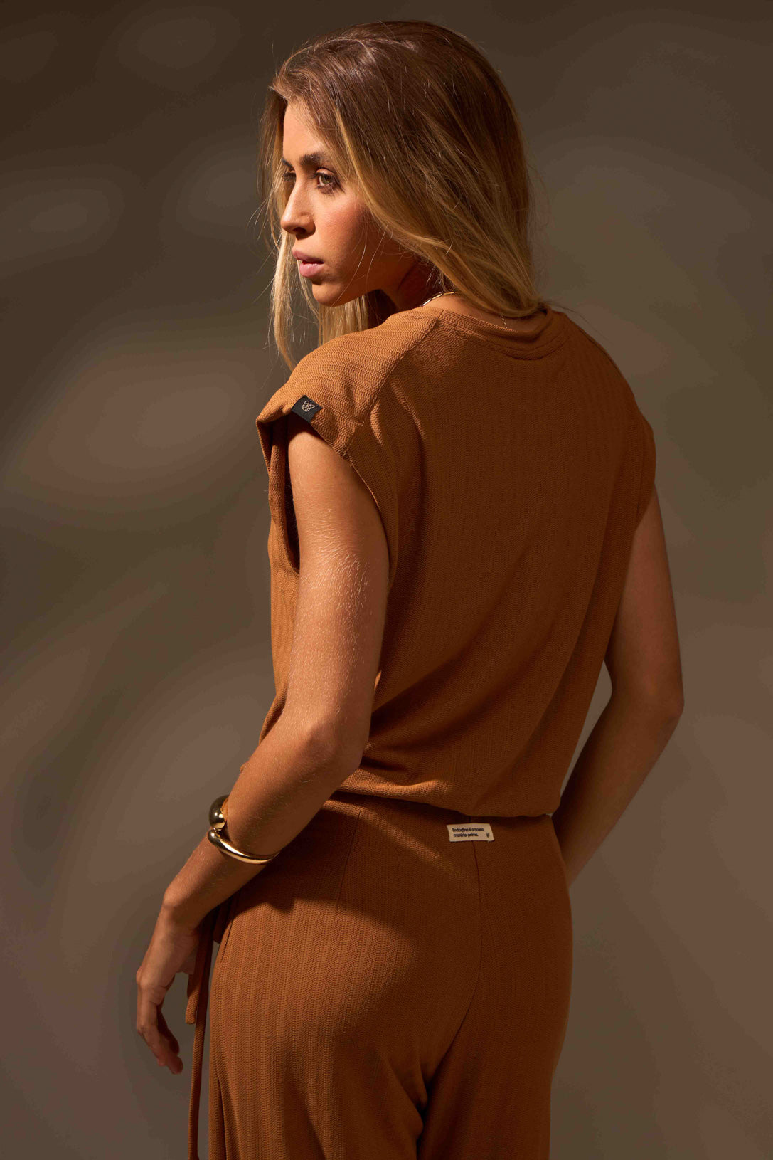BLUSA EQUILÍBRIO ALGODÃO - COBRE
