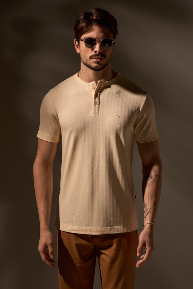 CAMISA EQUILÍBRIO ALGODÃO - OFF WHITE