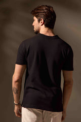 CAMISETA NATUREZA ALGODÃO EGÍPCIO - PRETO