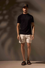 CAMISETA NATUREZA ALGODÃO EGÍPCIO - PRETO
