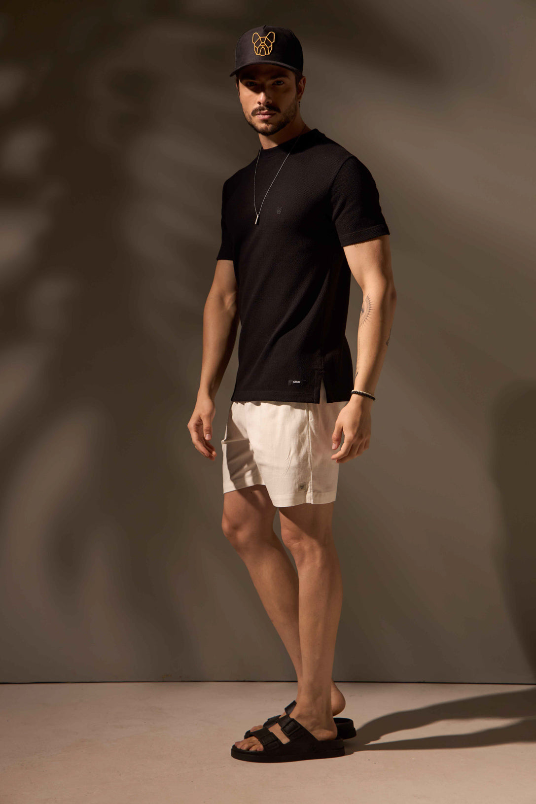 CAMISETA NATUREZA ALGODÃO EGÍPCIO - PRETO
