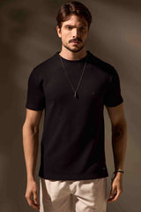 CAMISETA NATUREZA ALGODÃO EGÍPCIO - PRETO