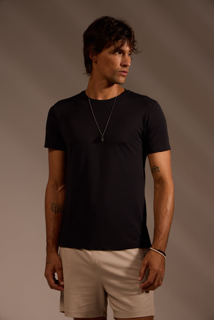 CAMISETA PERFORMANCE TECH POLIAMIDA - PRETO