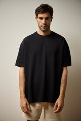 CAMISETA TRAÇOS 100% ALGODÃO - PRETO