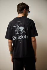 CAMISETA OVERSIZED BICYCLE 100% ALGODÃO - PRETO