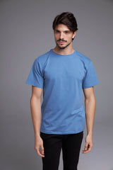 CAMISETA BÁSICA OVERSIZE - AZUL