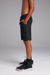 BERMUDA RITMO INFANTIL ALGODÃO - PRETO