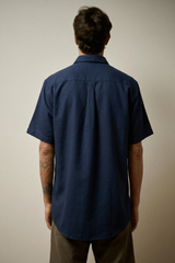 CAMISA AURA LINHO - MARINHO