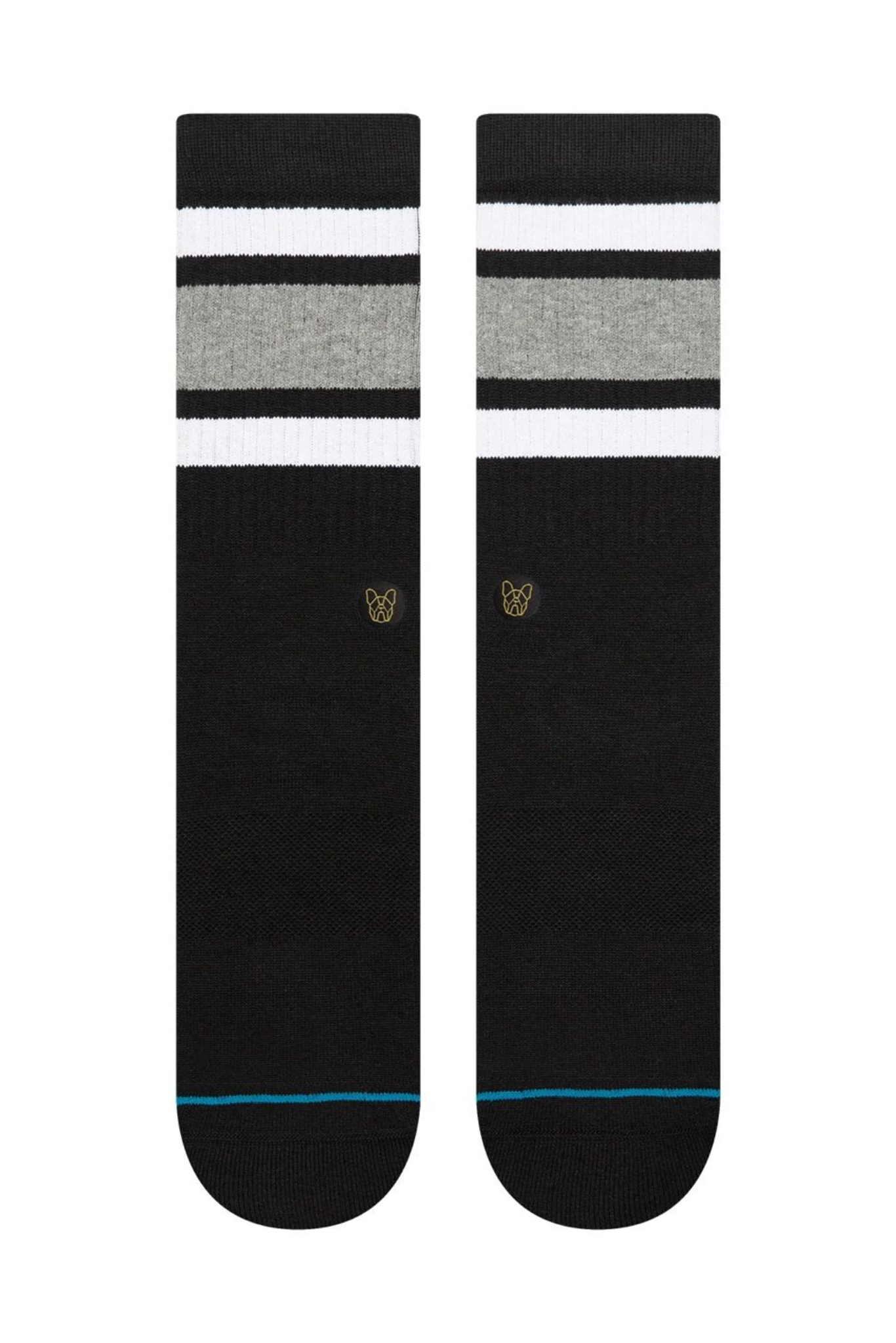 KIT 2 MEIAS VÖRR 100% ALGODÃO - BRANCO E PRETO