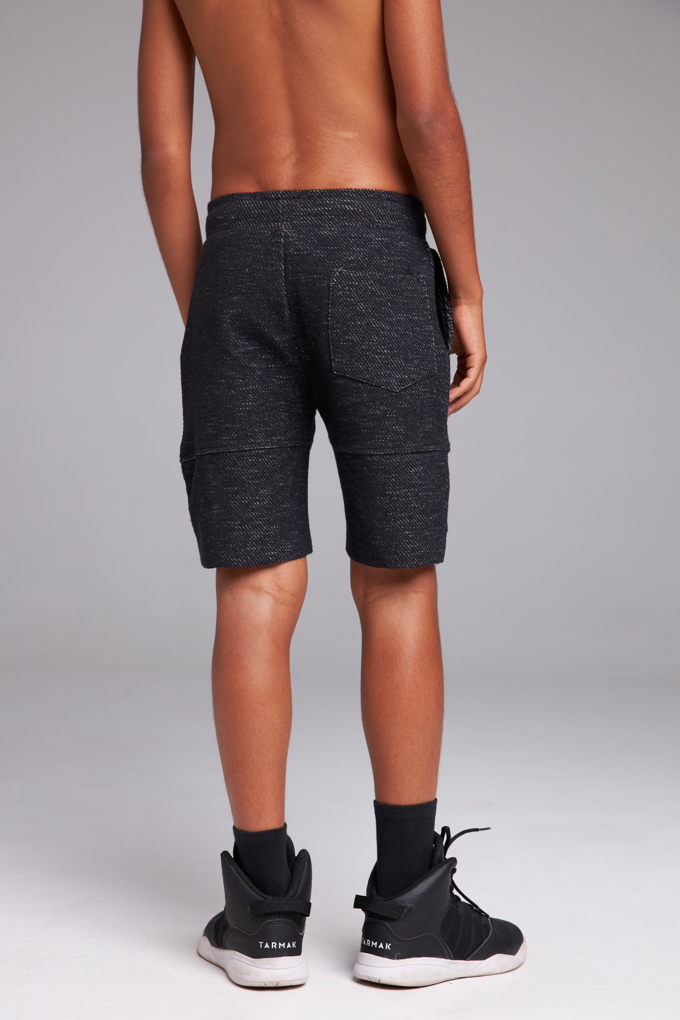 BERMUDA RITMO INFANTIL ALGODÃO - PRETO