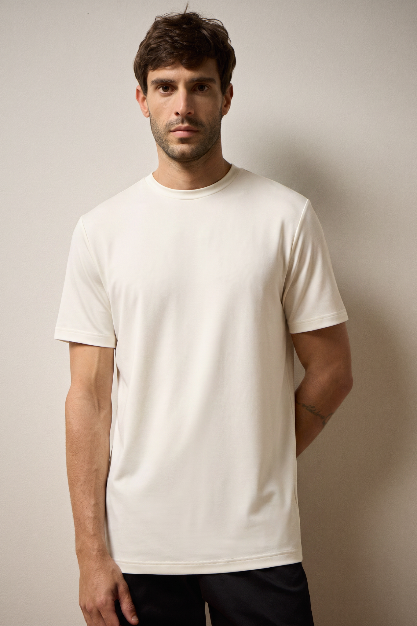 CAMISETA PRIME TECH MALHA POLIAMIDA - OFF WHITE