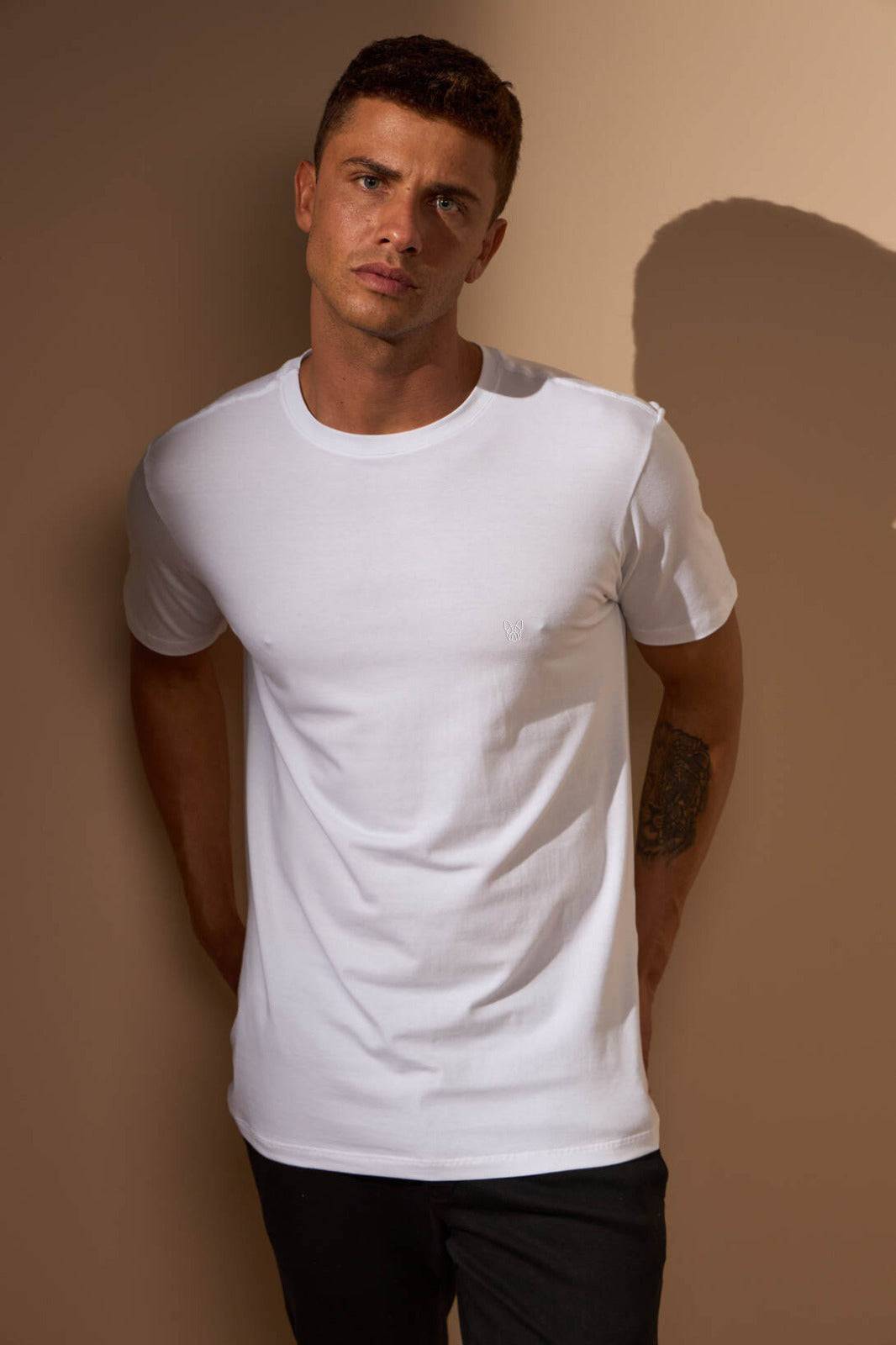 CAMISETA BÁSICA PIMA SOUL - BRANCO - Vörr Brasil