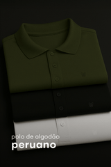 KIT 3 POLOS PIMA - Vörr Brasil