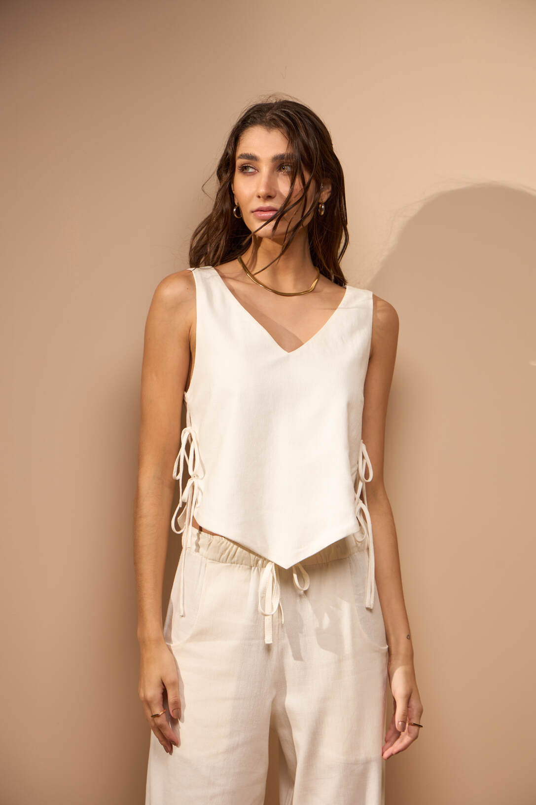 BLUSA BOSQUES - OFF WHITE