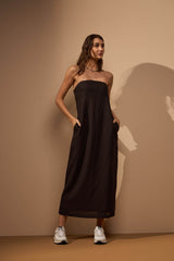 VESTIDO BOSQUES - PRETO