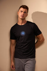 CAMISETA SOL AZUL - PRETO