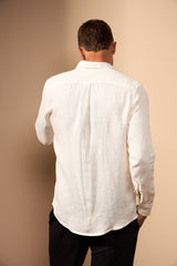 CAMISA LINHO GIBSON - OFF WHITE