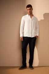 CAMISA LINHO GIBSON - OFF WHITE