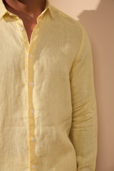 CAMISA LINHO GIBSON - AMARELO