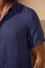 CAMISA LINHO GIBSON - AZUL ROYAL