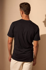 CAMISETA SLIM EGÍPCIO - PRETO COM DOURADO