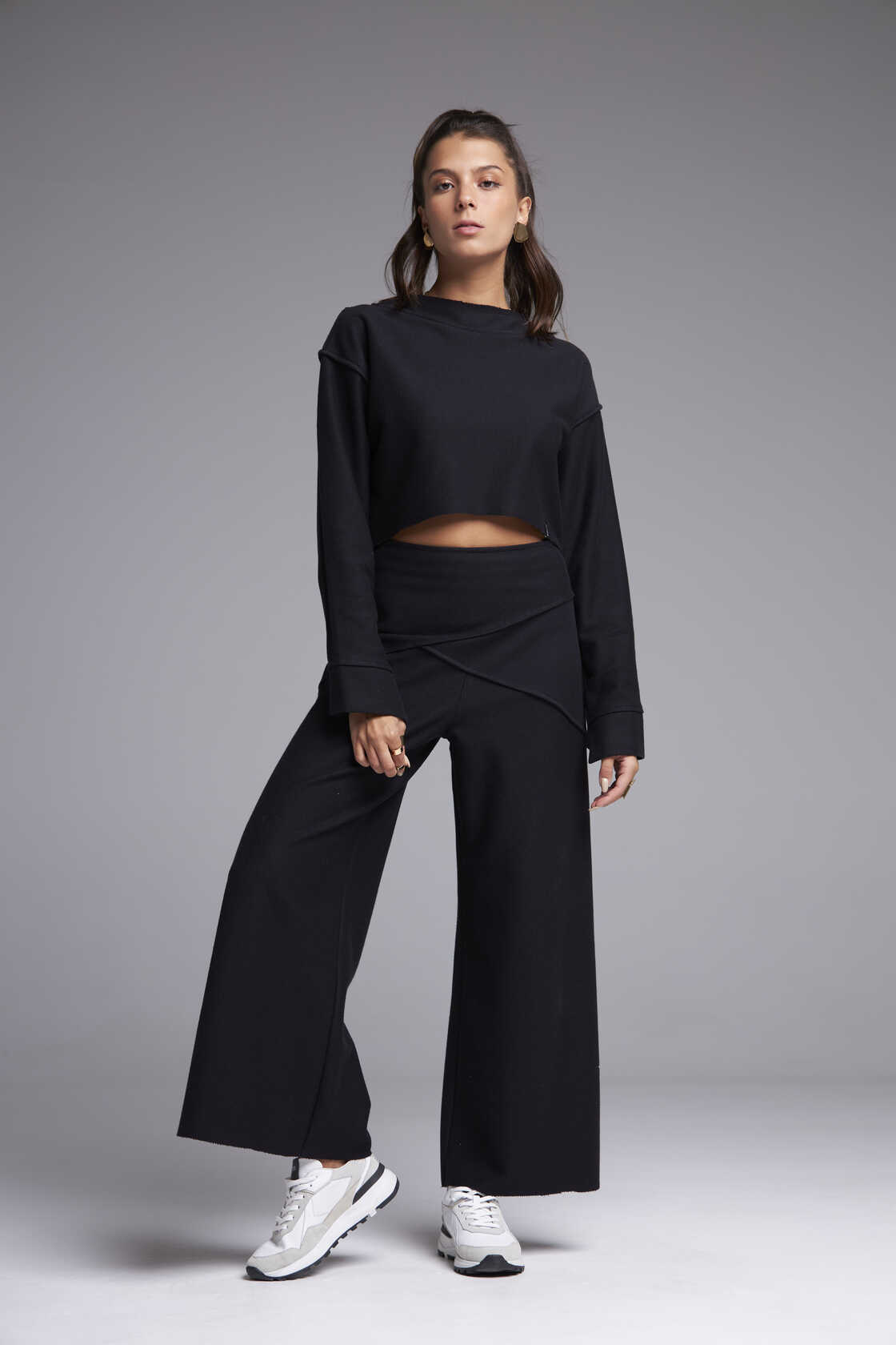 CROPPED TEMPOS - PRETO