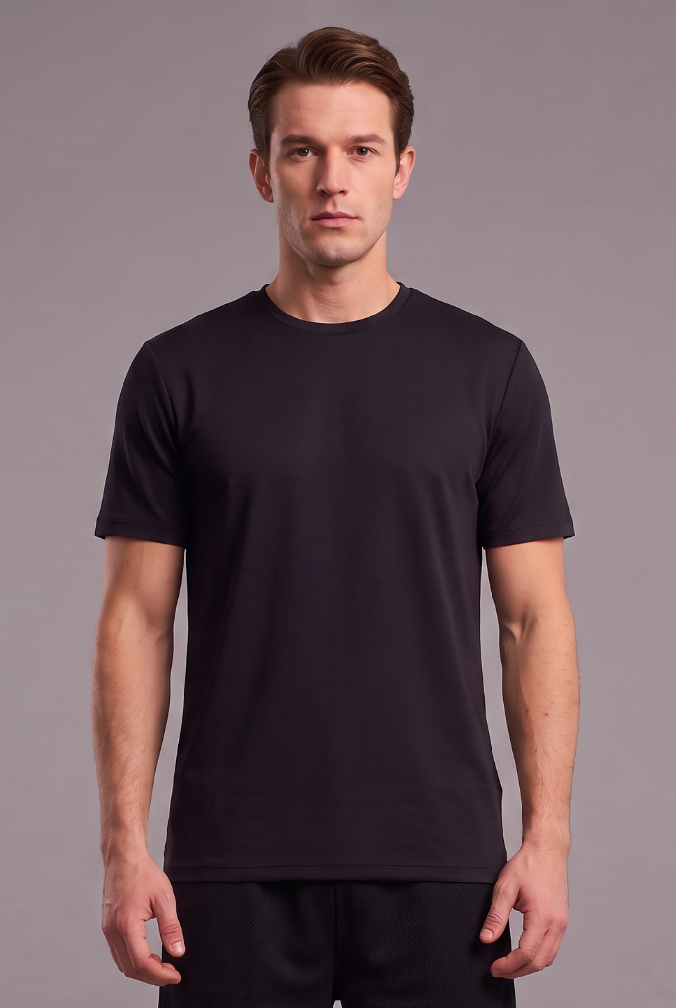 CAMISETA ICETECH UV 50+ 100% MALHA POLIAMIDA - PRETO