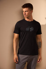 CAMISETA BIKE INVERTIDA - PRETO