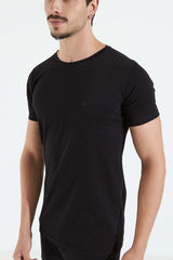 CAMISETA BÁSICA LONG - PRETO