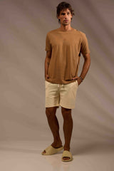 BERMUDA ÁGUAS ALGODÃO - OFF WHITE da Vörr Brasil | Loja Oficial Vörr Brasil