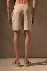 BERMUDA ENDURANCE TEXTURIZADA ALGODÃO - OFF WHITE da Vörr Brasil | Loja Oficial Vörr Brasil