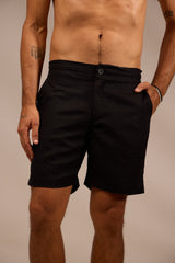 BERMUDA GOLDEN HOUR ALGODÃO - PRETO da Vörr Brasil | Loja Oficial Vörr Brasil