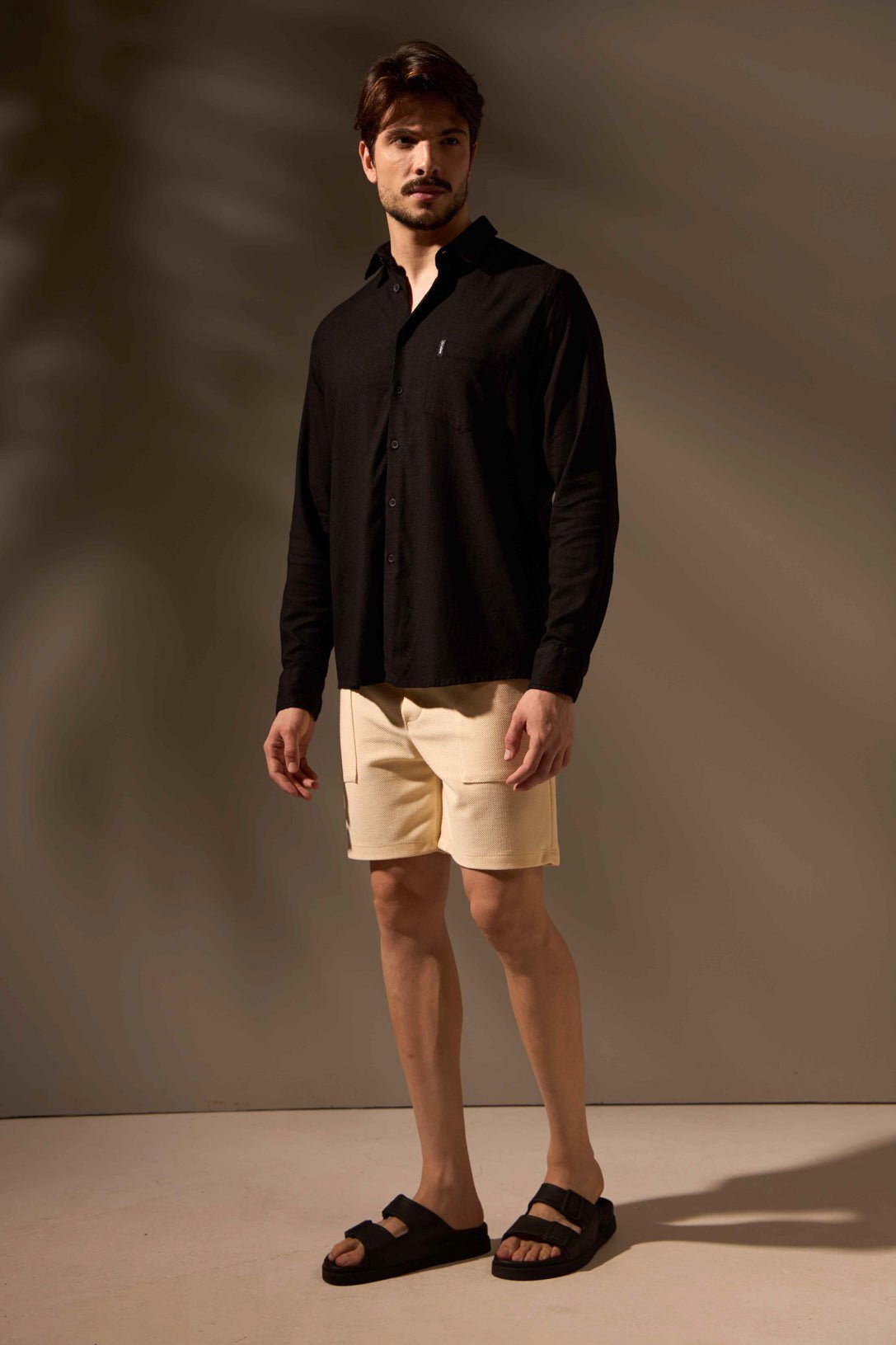 BERMUDA SINERGIA ALGODÃO - OFF WHITE da Vörr Brasil | Loja Oficial Vörr Brasil