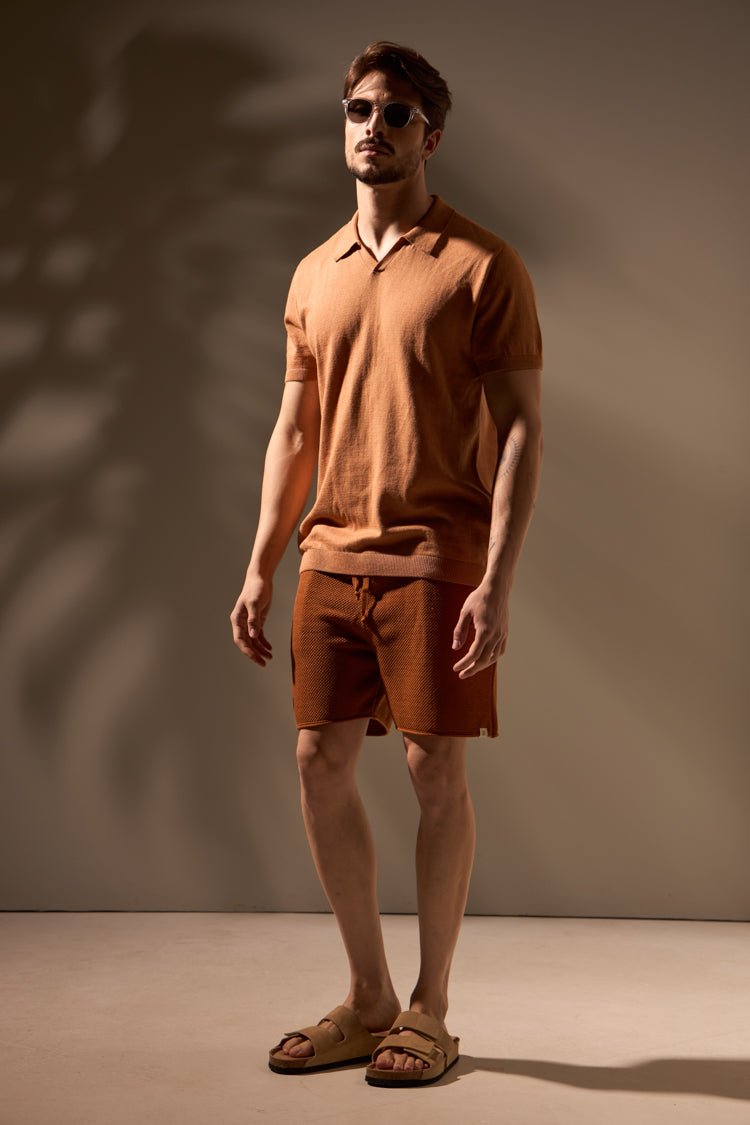 BERMUDA TRICÔ FLOW - COBRE da Vörr Brasil | Loja Oficial Vörr Brasil