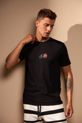 CAMISETA BIKE SOL - PRETO