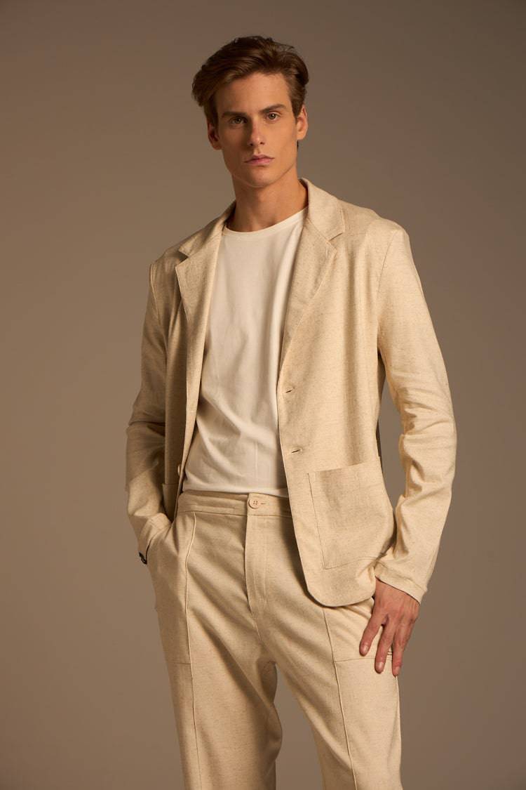 BLAZER BÚZIOS - AREIA da Vörr Brasil | Loja Oficial Vörr Brasil