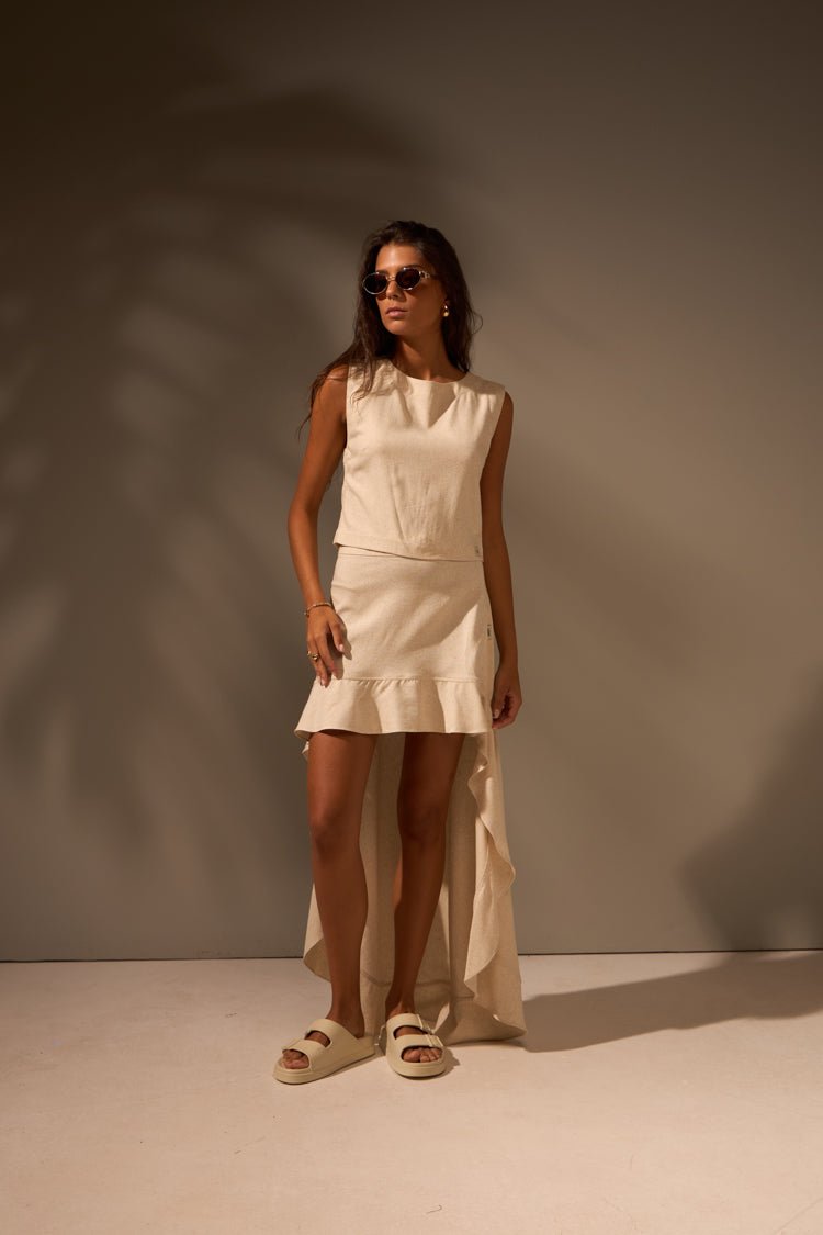 BLUSA ALMA - AREIA da Vörr Brasil | Loja Oficial Vörr Brasil