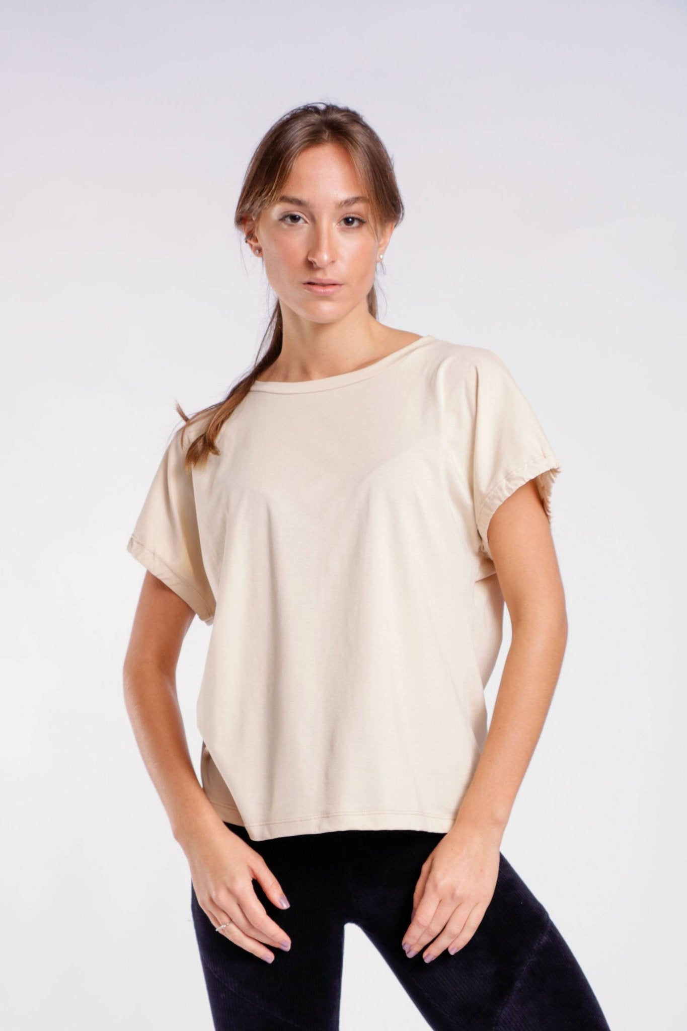 BLUSA MANGA ALGODÃO - AREIA da Vörr Brasil | Vörr Brasil