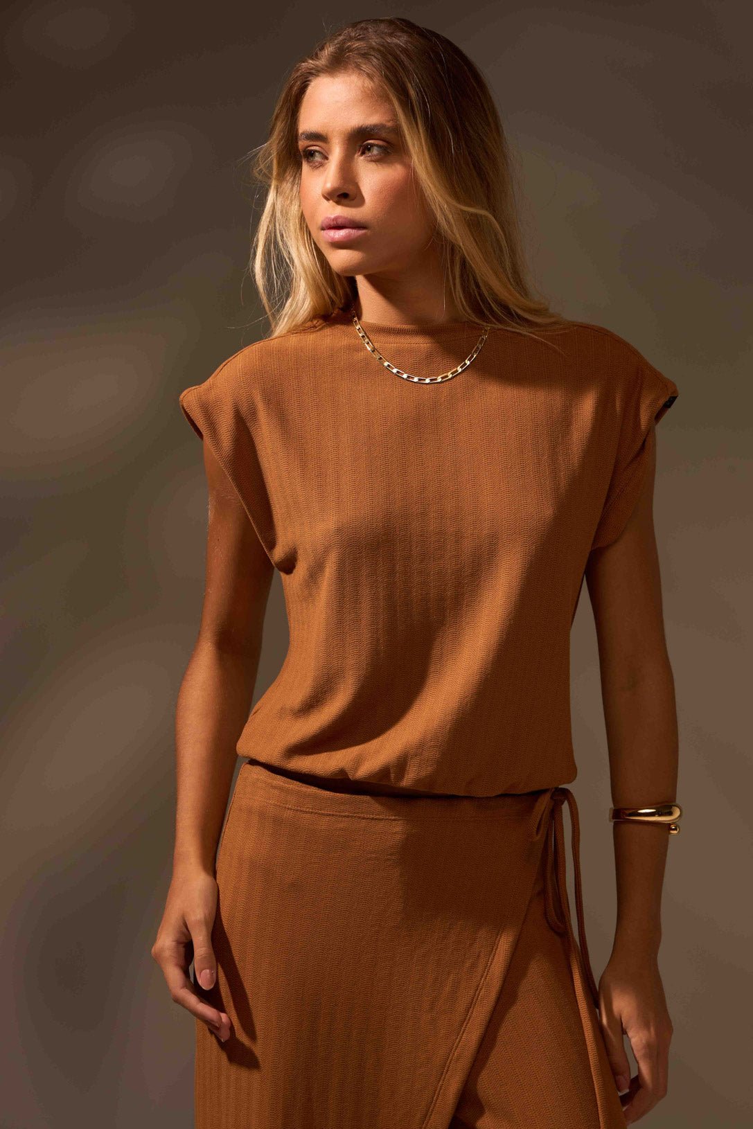 BLUSA EQUILÍBRIO ALGODÃO - COBRE da Vörr Brasil | Loja Oficial Vörr Brasil