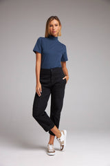 BLUSA GOLA ALTA ALGODÃO - MARINHO da Vörr Brasil | Vörr Brasil