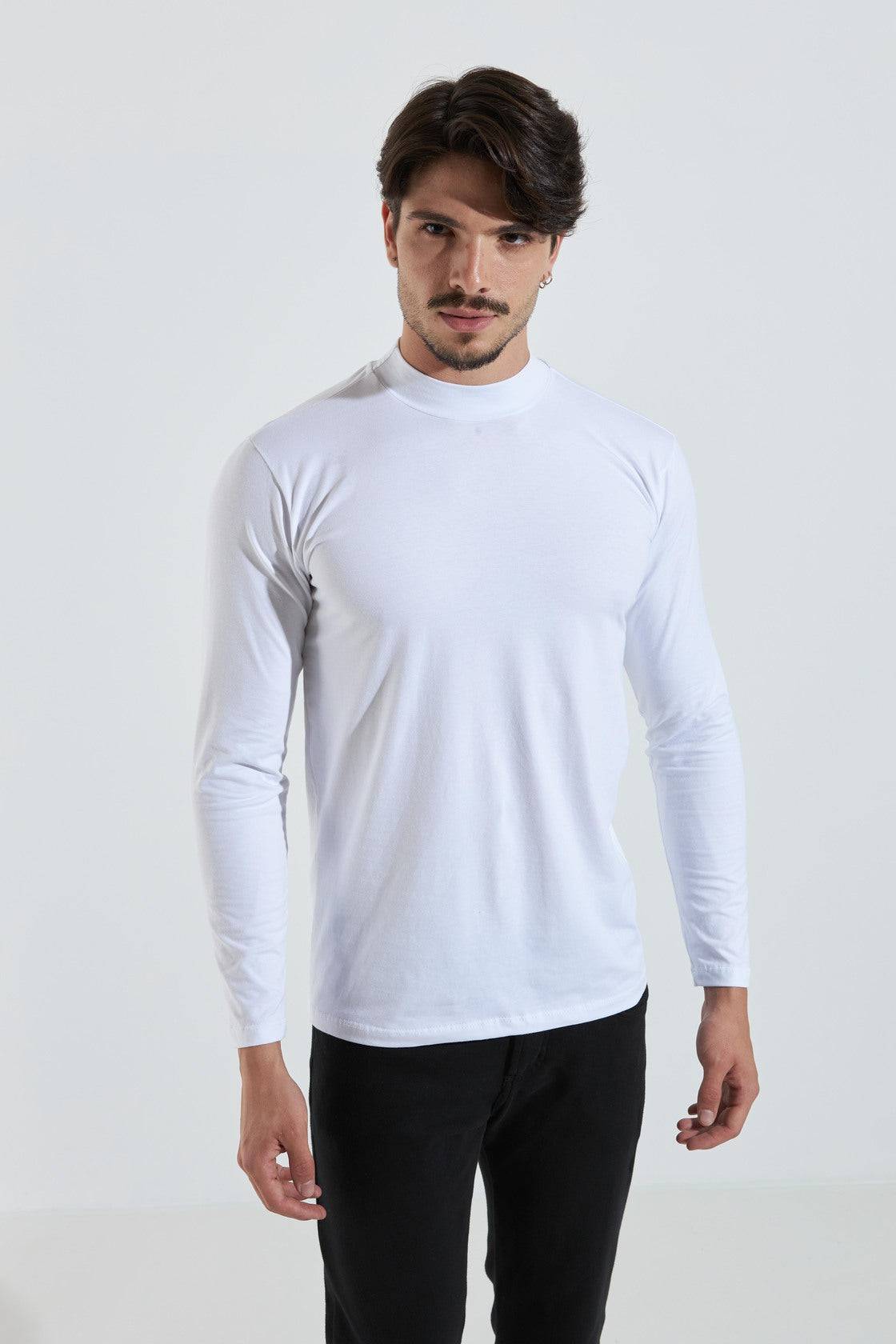 BLUSA MANGA LONGA SLIM - BRANCO da Vörr Brasil | Loja Oficial Vörr Brasil