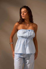 BLUSA ONDAS ALGODÃO - AZUL da Vörr Brasil | Loja Oficial Vörr Brasil