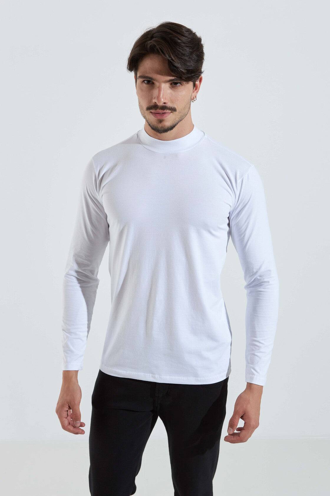 BLUSA SLIM MANGA LONGA SUEDINE - BRANCO da Vörr Brasil | Loja Oficial Vörr Brasil