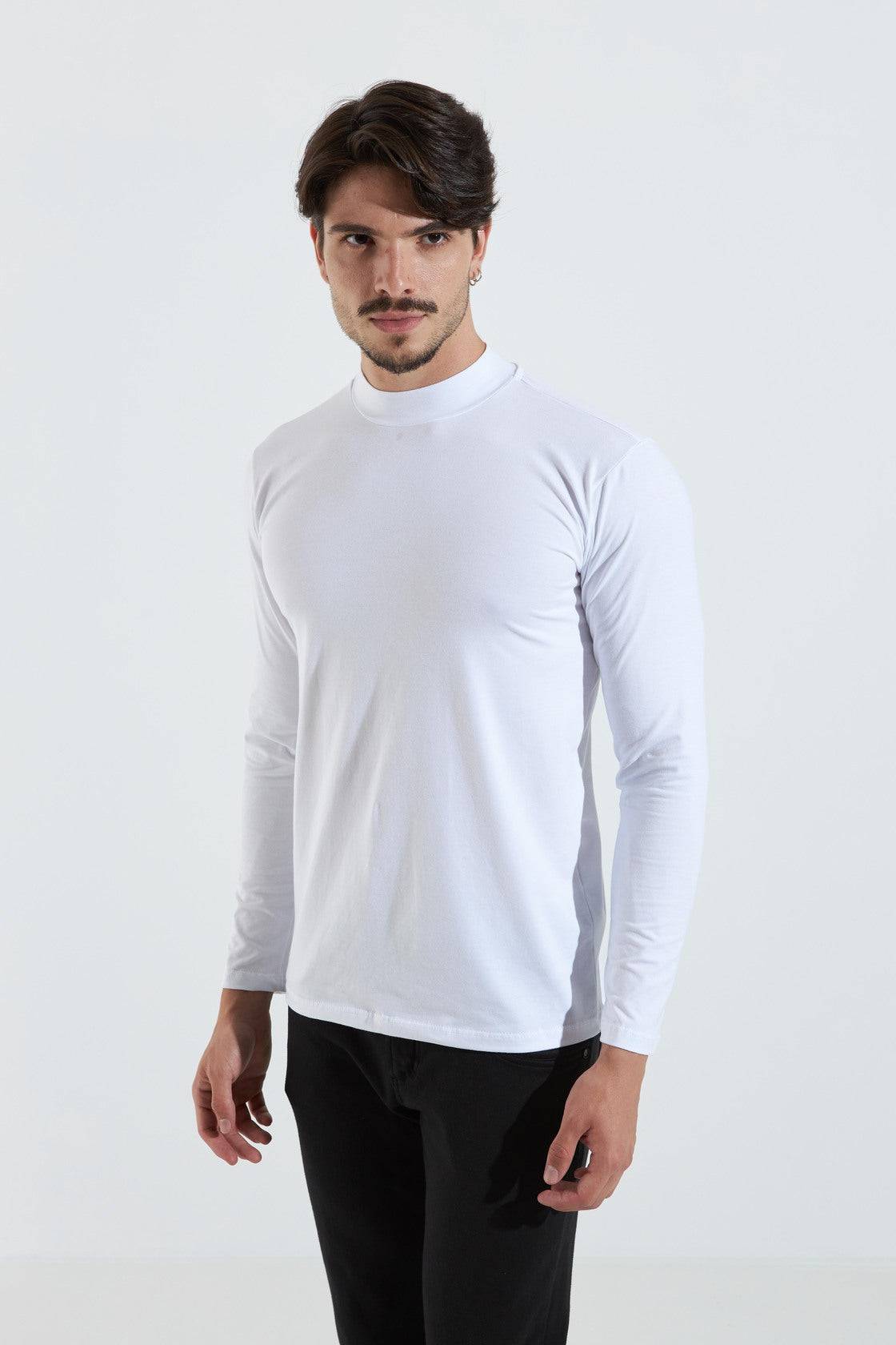 BLUSA SLIM MANGA LONGA SUEDINE - BRANCO da Vörr Brasil | Loja Oficial Vörr Brasil