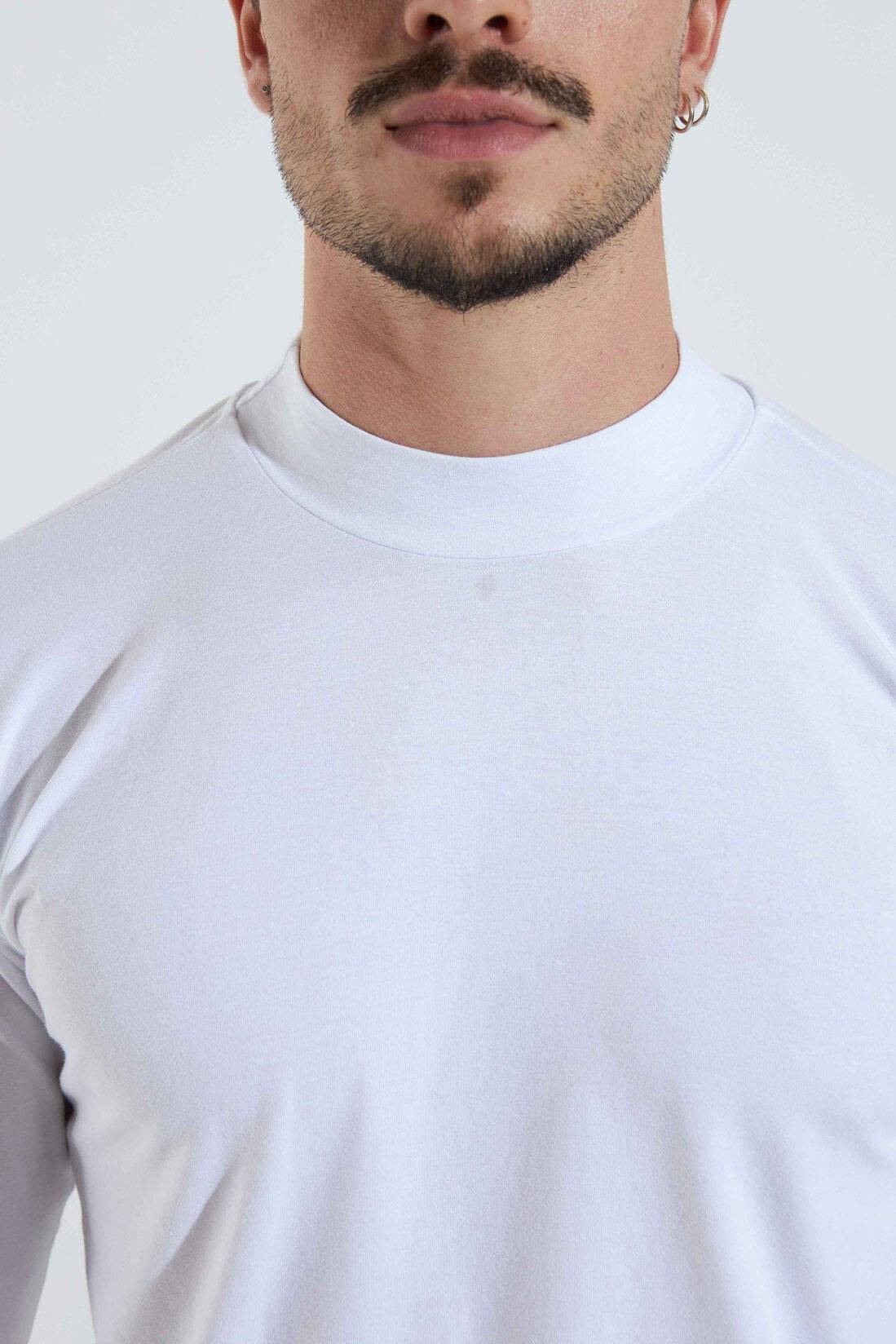 BLUSA SLIM MANGA LONGA SUEDINE - BRANCO da Vörr Brasil | Loja Oficial Vörr Brasil