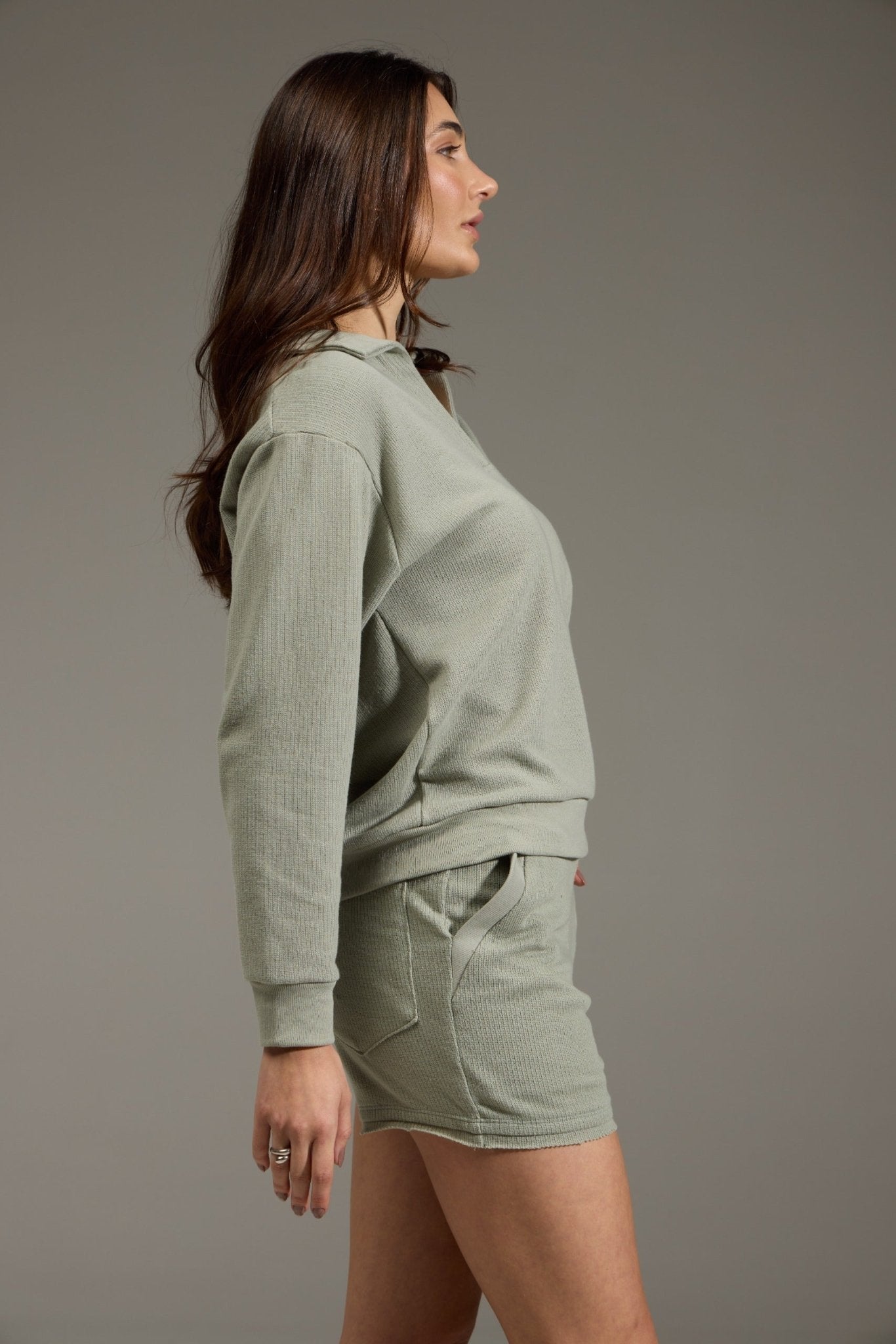 BLUSA TEXTURE ALGODÃO - VERDE da Vörr Brasil | Vörr Brasil