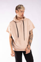 BLUSÃO MANGA CURTA - AREIA da Vörr Brasil | Loja Oficial Vörr Brasil