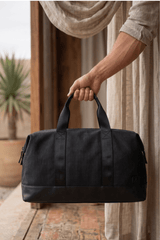 BOLSA AERO RIPSTOP E COURO LEGÍTIMO - PRETO da Vörr Brasil | Vörr Brasil